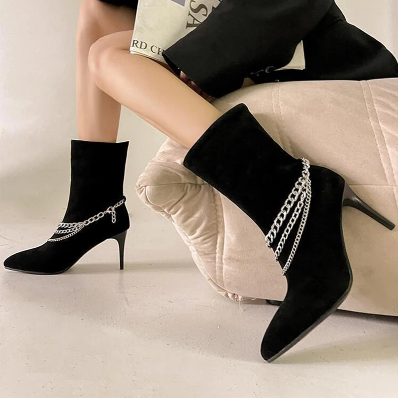 

Single Sale Chain Anklet Shoes Charms Silver Boot Chain Accessories Jibz For Croc Dlogs Woman Boot Shoe Decorations