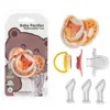 Miyocar Lovely Cat Baby Pacifiers Bring Replacement Nipple Includes 3 Different Size Silicone Teat for Boy and Girl 1