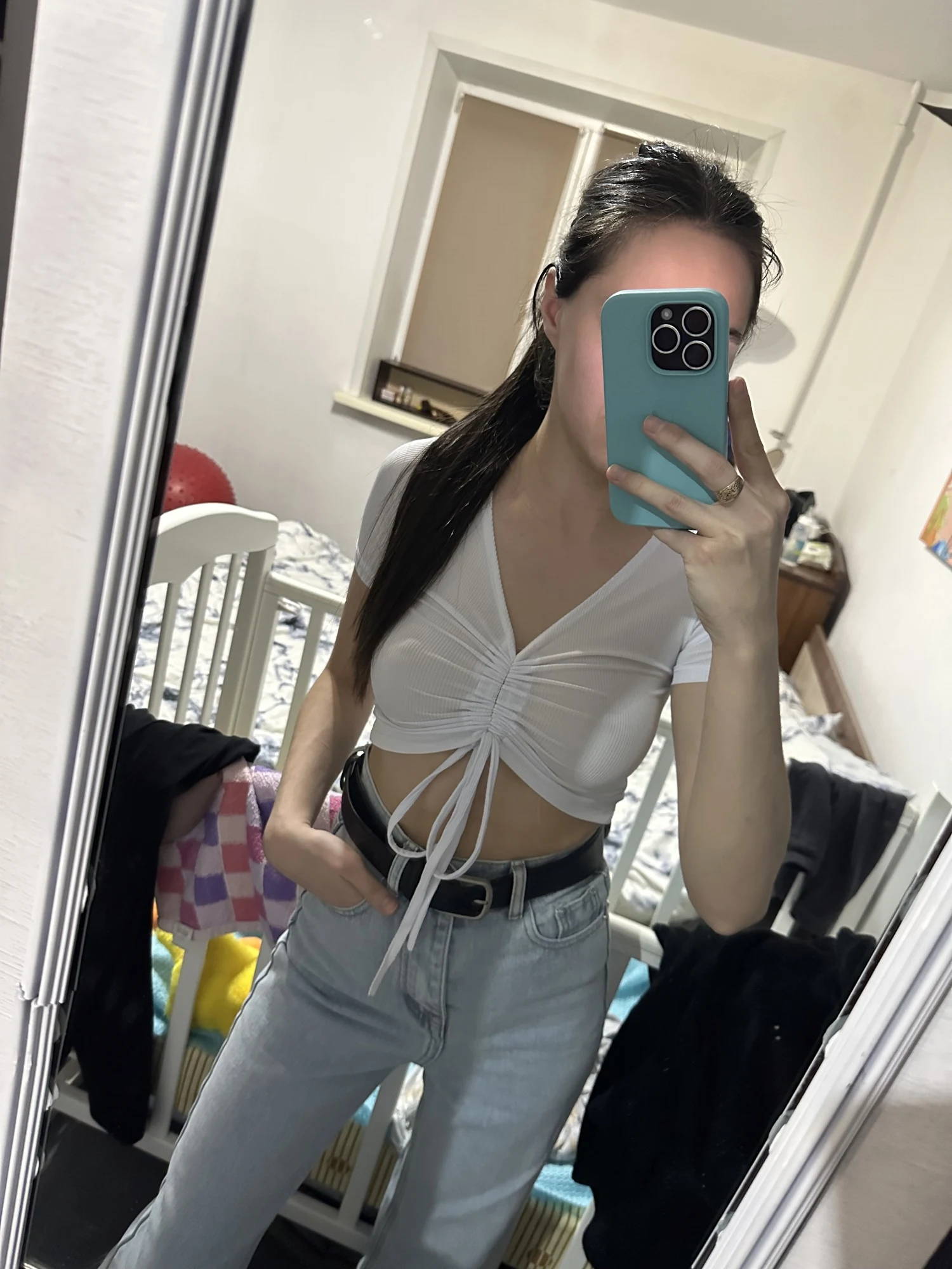 Women Sexy V-Neck Cropped Tank Tops 2023 Spring Summer Outfits photo review