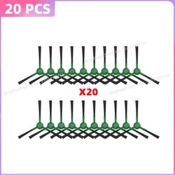 Premium Vacuum Accessory Kit - Main Roller, Side Brush, Mop Cloth, Dust Bag, HEPA Filter (20 Side Brushes)