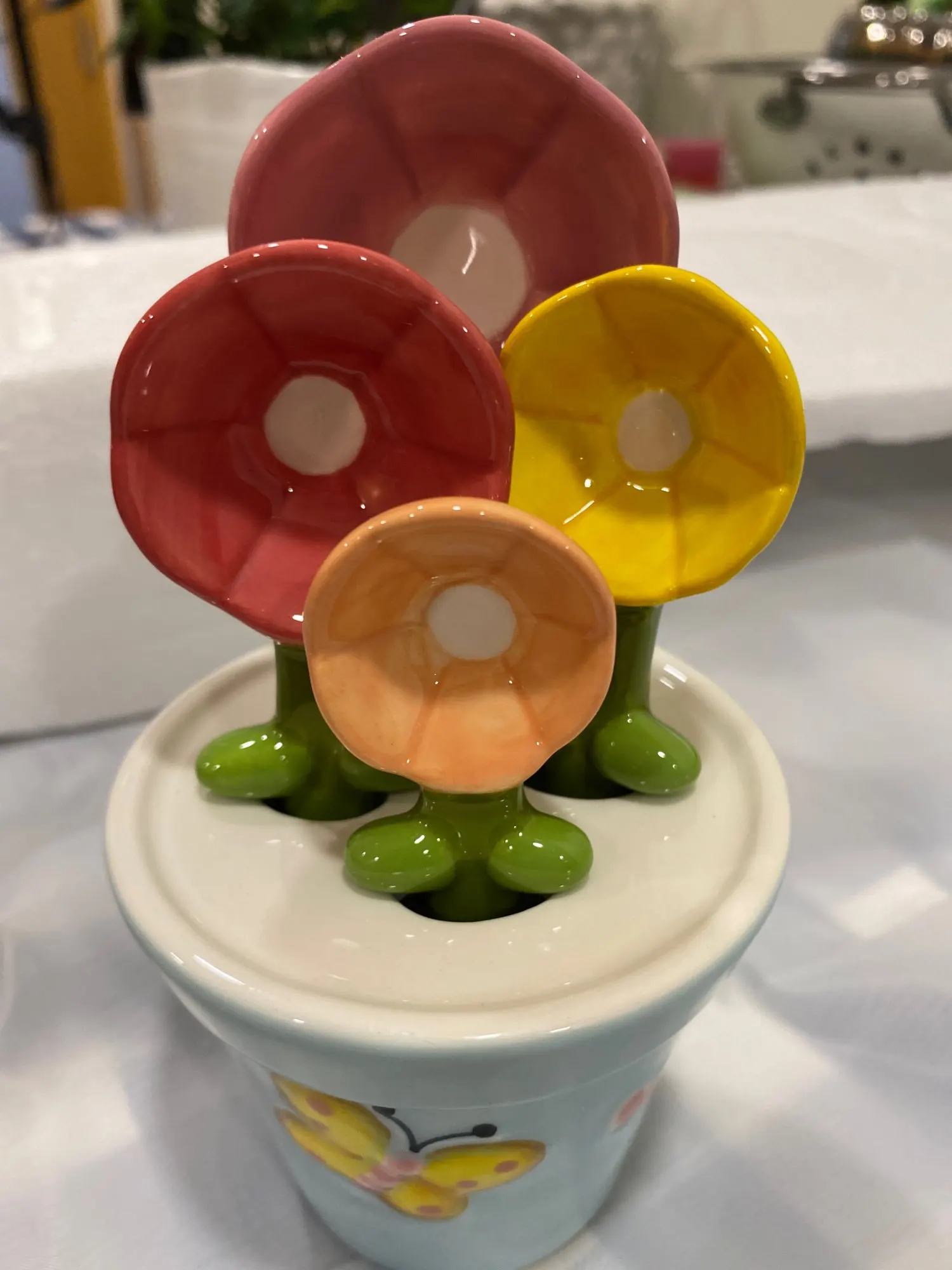 Cactus Ceramic Measuring Spoon Set photo review