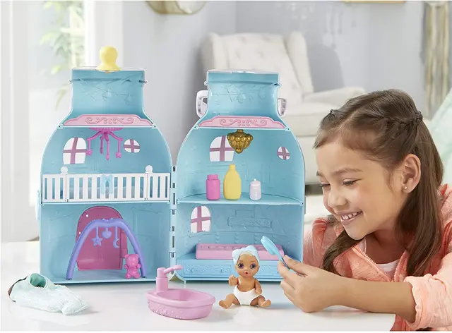 Original Baby Born Surprise Baby Bottle House With 20+ Surprises Girl Toy Birthday Gift Doll House Sets Children Toys Surprise 4