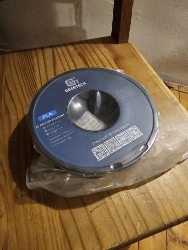 Geeetech 3d printer Filament PLA PETG Plastic 1kg 1.75mm,Tangle-Free, 3d printing wire materials, black, white, vacuum packaging photo review