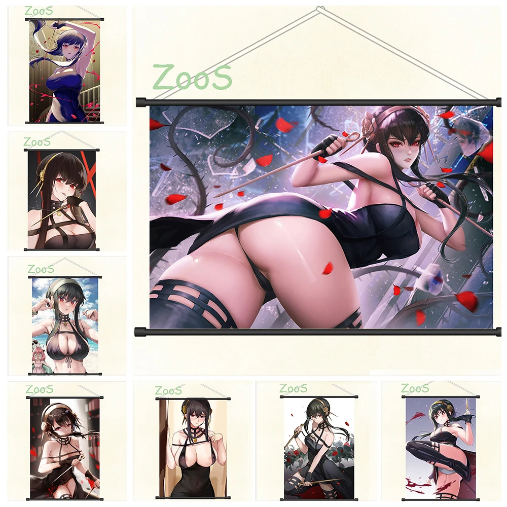 

SPY×FAMILY Yor Forger Yor Briar Decoration Picture Mural Anime Scroll Painting Cartoon Comics Poster Canvas Wallpaper Prints
