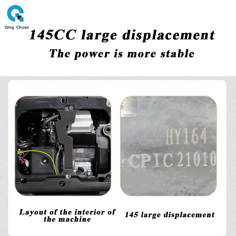 Gasoline Generators 3KW Household Miniature Silent Frequency Conversion RV Outdoor Portable Camping Gasoline Generators