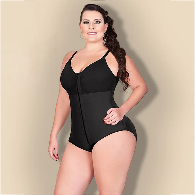 Women Shapewear Body Shaping Bodysuit Garter Briefs Postnatal