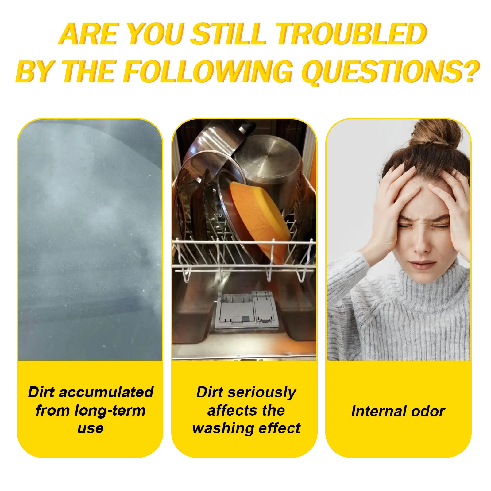 Dishwasher Cleaning Tablets Heavy Oil Stains Remover