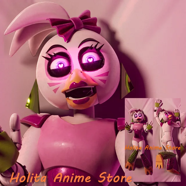 Dakimakura Anime Glamrock Chica (FNAF) Double sided Print Lifesize