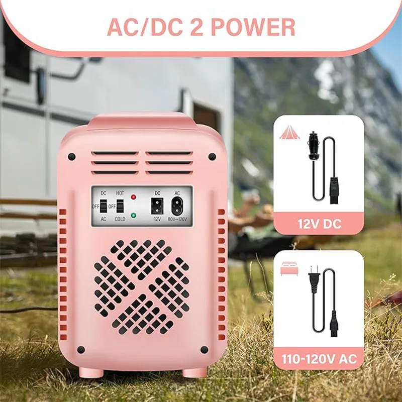 iPower Mini 4L/6 Tank Portable Small Refrigerator Refrigerator and Insulated Compact for Bedroom, Dormitory, Office