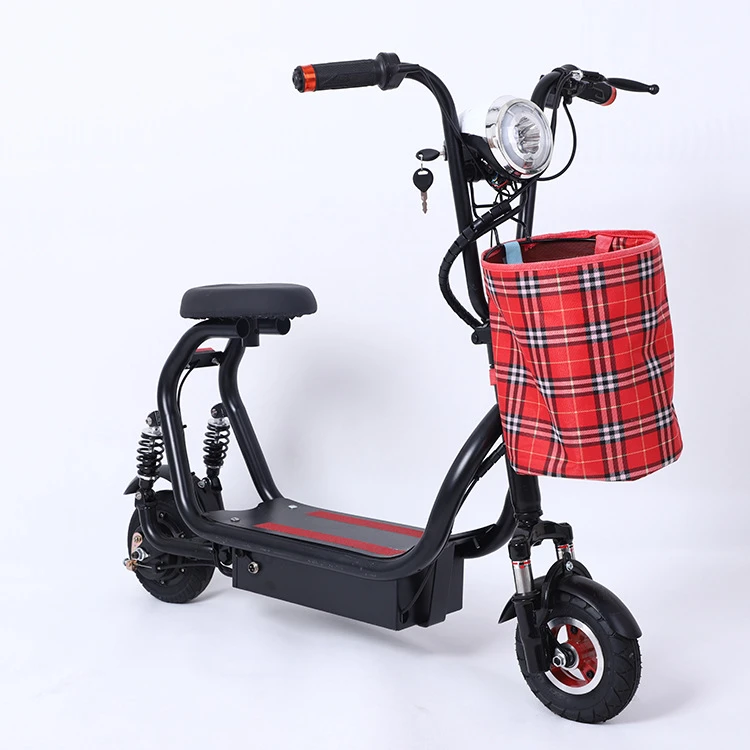 Factory direct selling double shock absorber electric scooter electric
