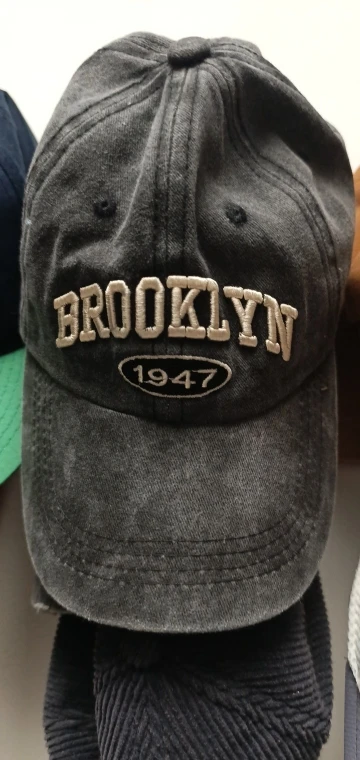 Casquette de baseball rétro Brooklyn – Broderie coton réglable, unisexe, style streetwear été photo review
