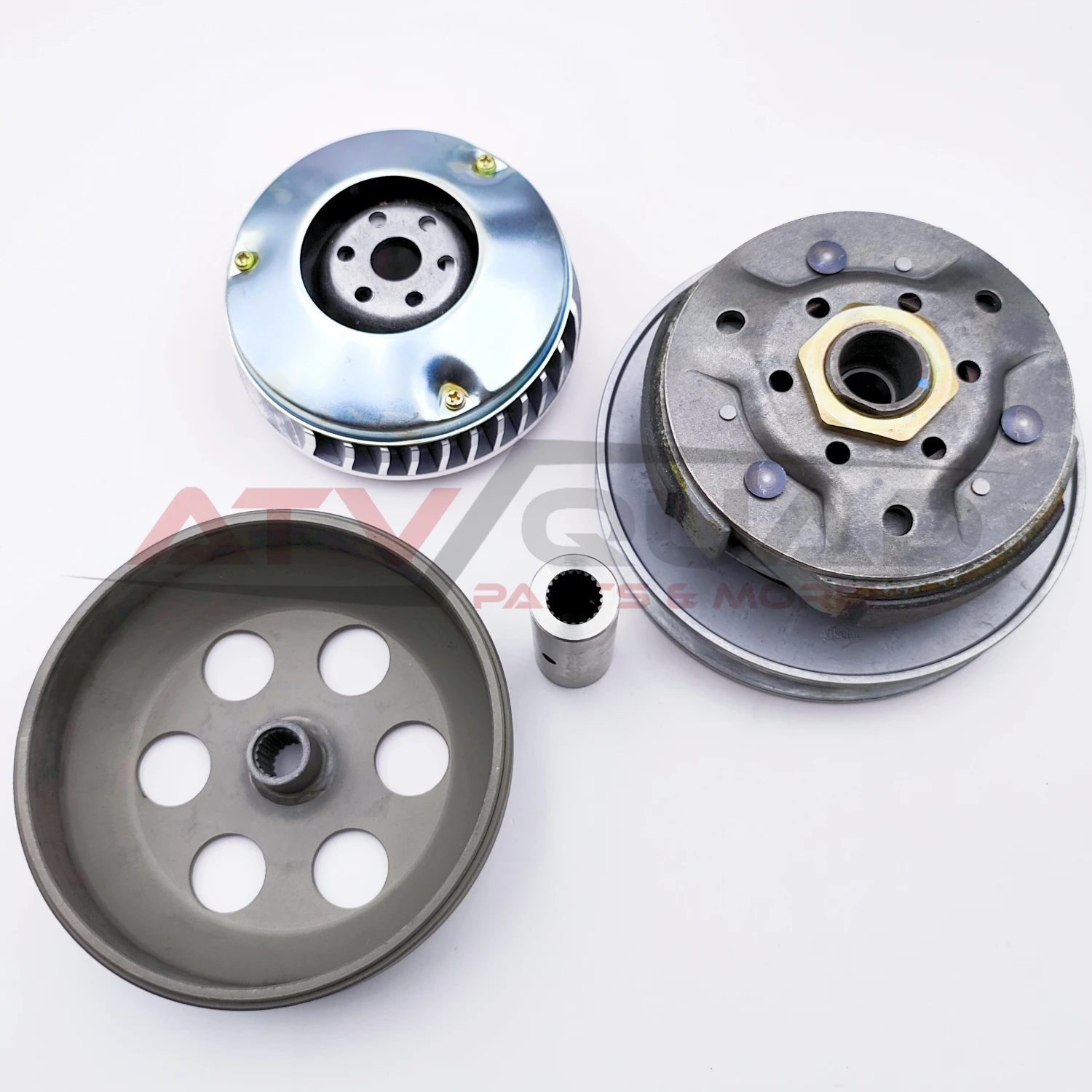 CVT Variator Set Front Rear Clutch Pulley Assy for Kymco Mongoose Mxu 250 300 Maxxer 300 Dink 250 Xciting 250 Downtown 300