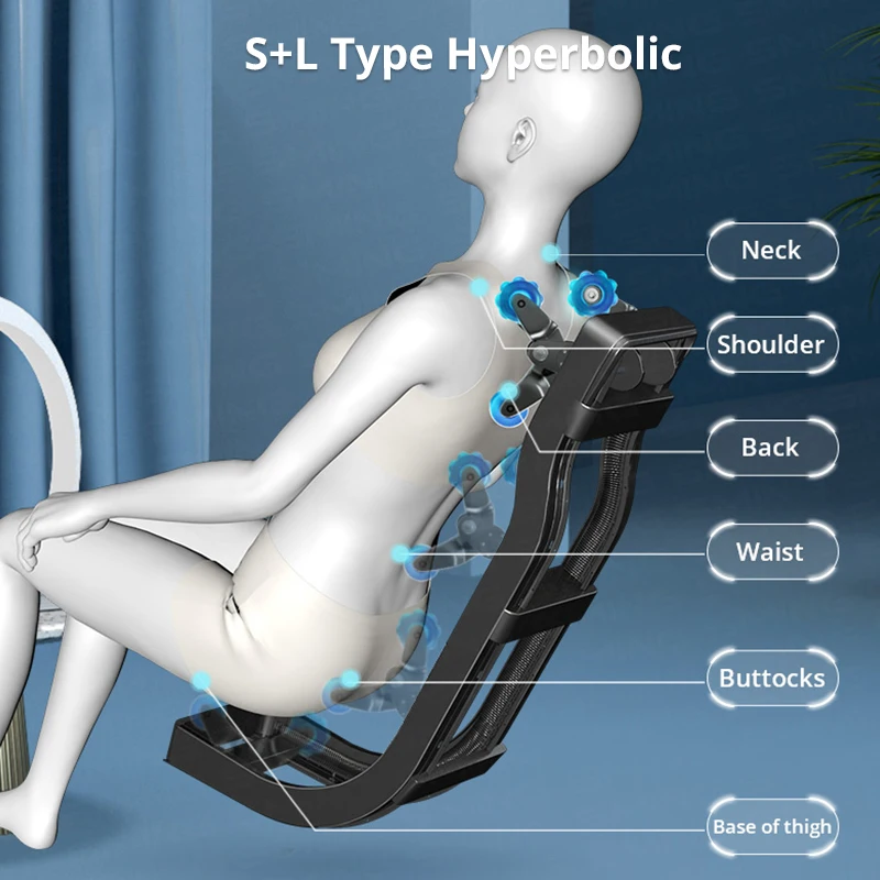 SMing-839L SL Full Body Automatic 4D Manipulator Massage Chair Electric Upgraded Zero Gravity Massage Chairs with Heating 2