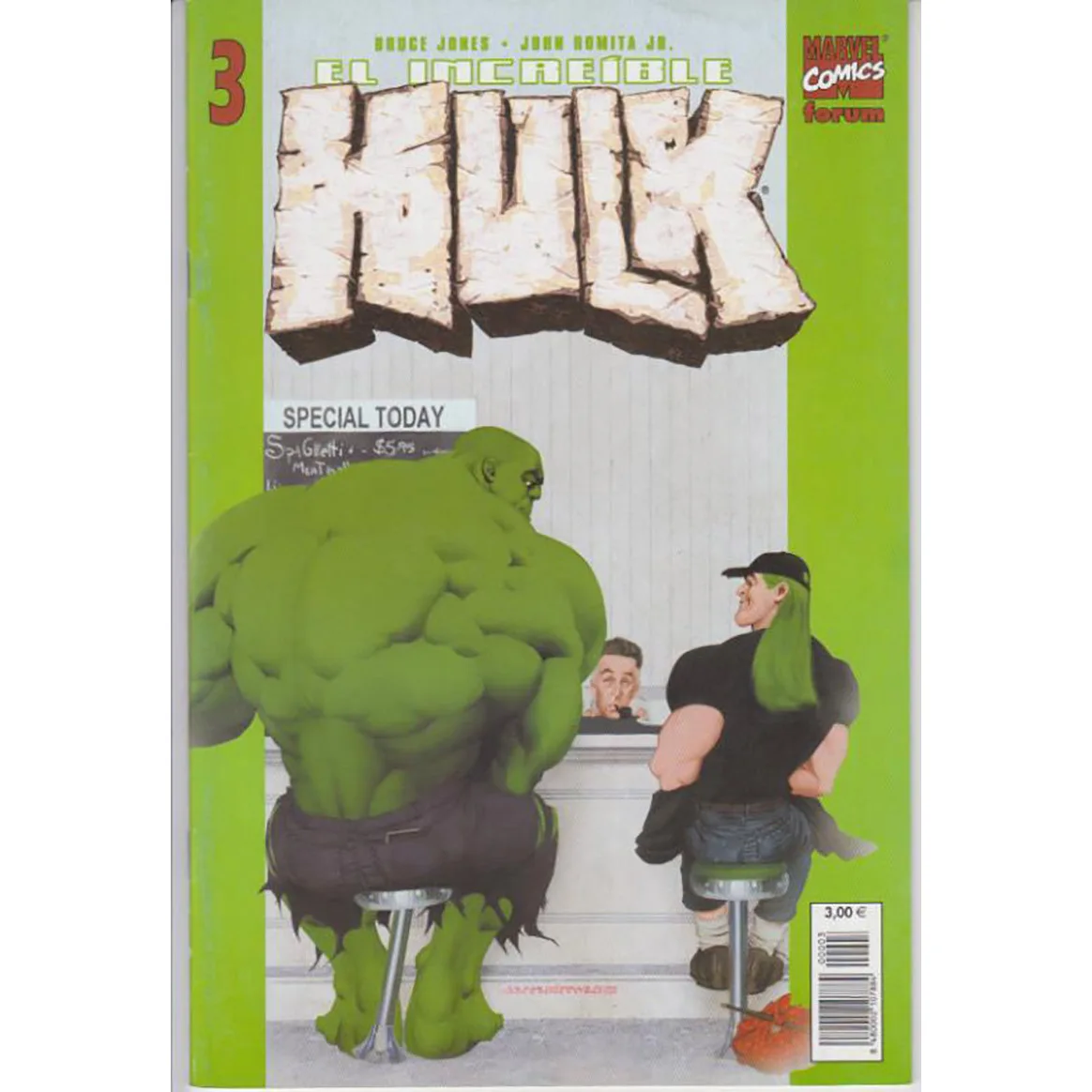 Marvel, The Incredibile Hulk Vol 5 N ° 3 , Ed. Foro, Anno 2004, Scrittore John Romita Jr, Fumetti Spagnolo, Fumetti