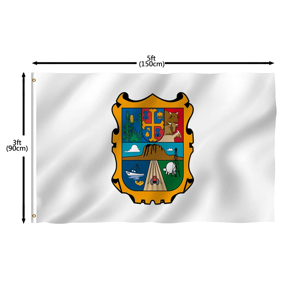 

Flagnshow 100% Polyester Mexico Tamaulipas Flags