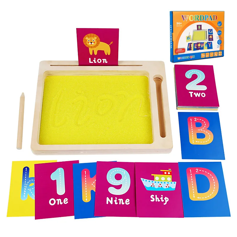 

Игрушки для рисования по методу Монтессори, Деревянные Учебные пособия для обучения письма, обучения