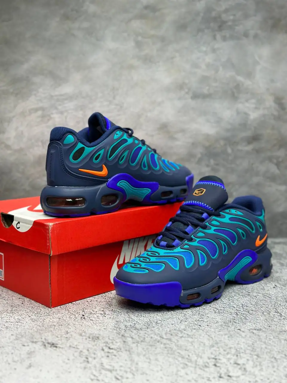 air max tn blue and orange