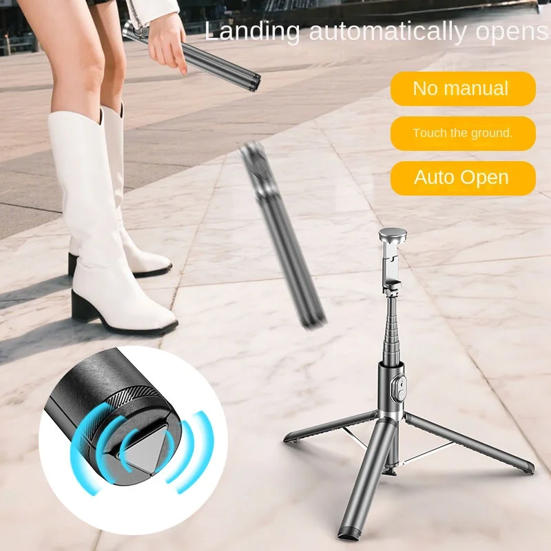 FANGTUOSI 2025 NEW 1.7M All In One Expandable Portable Phone Tripod Selfie Stick With Detachable BT Wireless Remote Compatible - Image 5