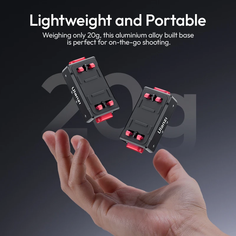 Ulanzi Magnetic Quick Release Mount for Insta360 X4 X3 ONE X2 ONE R ONE X ONE RS Ace Pro Camera Photography Accessories