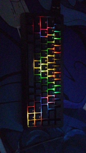 EPOMAKER HE68 Lite 65% ANSI US Layout Tray-Mounted Wired Hall Effect Magnetic Mechanical Keyboard DKS SOCD RGB Backlight photo review