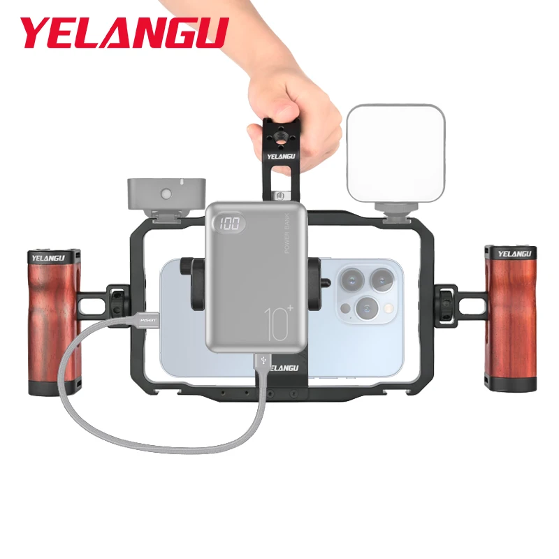 Mobile Smartphone Video Rig Gimbal Hand Stabilizer For Cell Phone Cage Film and Television Shooting Cradle Small camera gimbal stabilizer