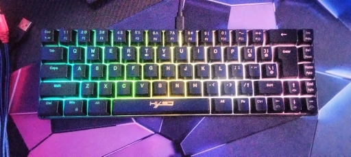 Spanish 69-Key RGB Wired Gaming Keyboard – 68% Compact photo review
