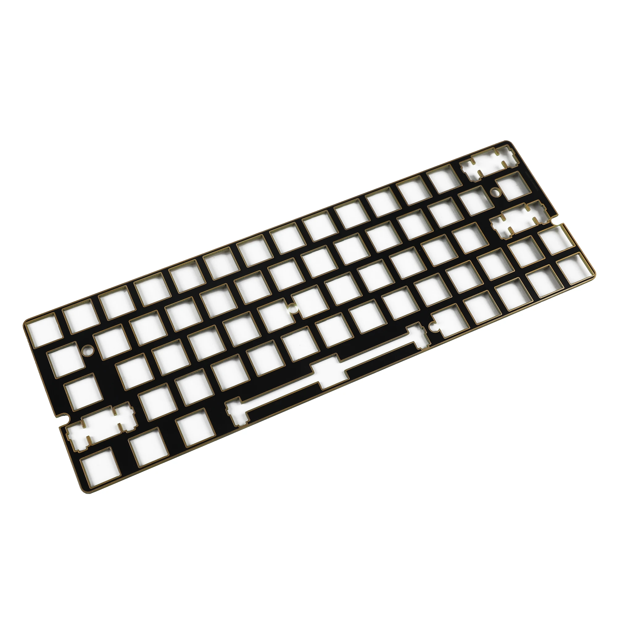 GK64 FR4 플레이트 포지셔닝 보드, 플레이트 장착 스태빌라이저, GH60, XD64, GK64, Gk64x, GK64xs 용