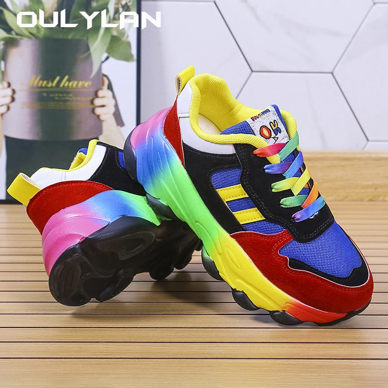 

Sneakers 2024 New Fashion Wedge Platform Plus Size Casual Sports Shoes Women Lace-up Mesh Breathable Women's Vulcanized Shoes