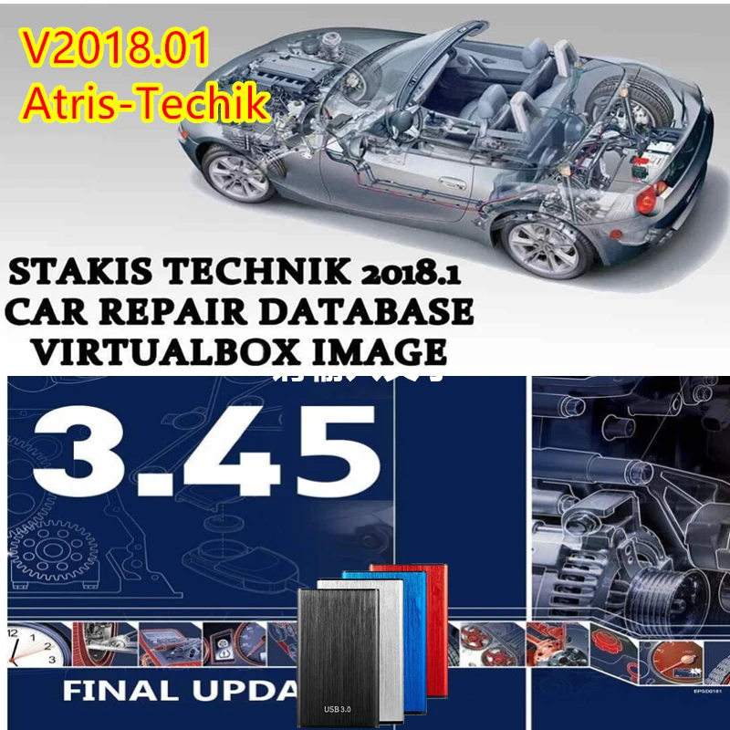 Il Più Nuovo Catalogo Di Parti Automobilistiche (Atris-Technik) Vivid Europe Auto Repair Vivid Workshop 2018 + Autodata 3.45 Software Aiuto Gratuito