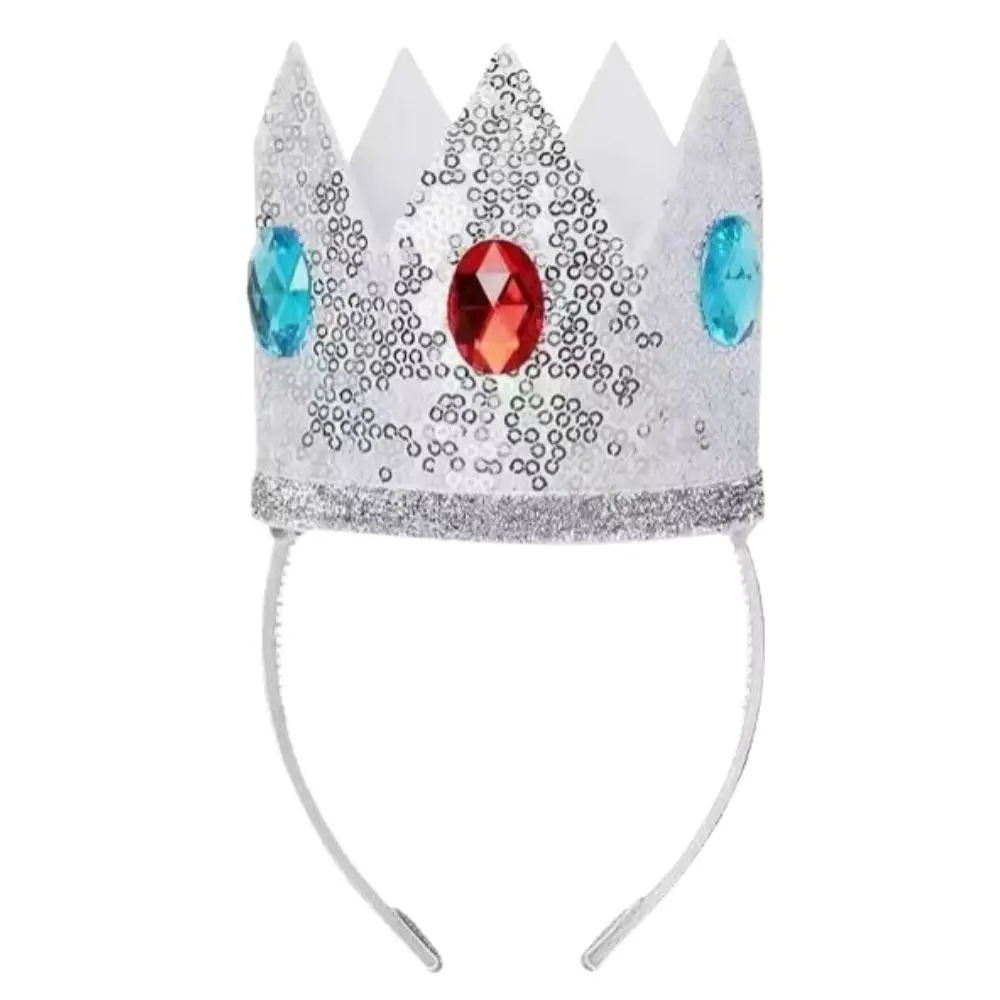 Prinzessin Rosalina Cosplay Krone Ohrclips Ohrringe Zauberstab für Frauen Rollenspiel Fantasie-Requisite Halloween Karneval Kostümzubehör – Detail 2