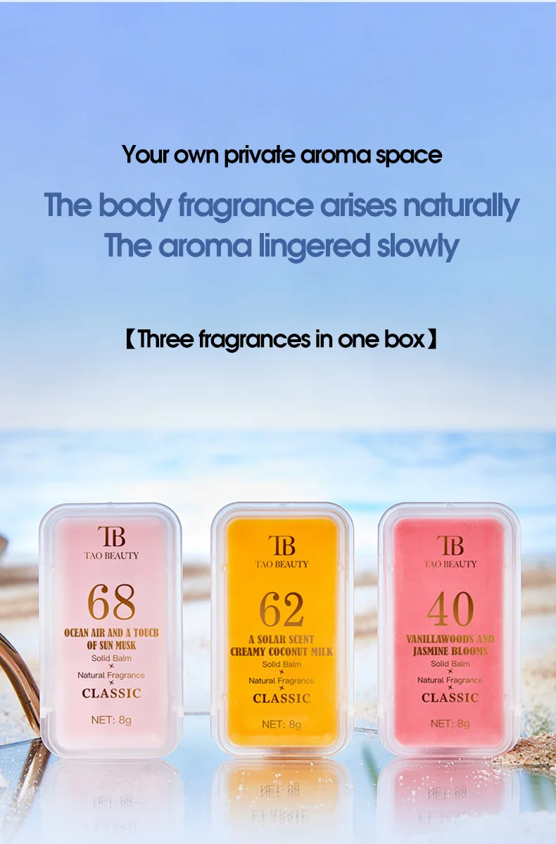 Solid Perfume Set For Women Natural Long Lasting Fragrance Balm_voghion.com