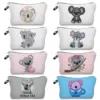 Student Pencil Case Outdoor Women's Makeup Bag Cartoon Koala Print Cosmetic Storage Bag School Teacher Gift Portable Cute Animal 1