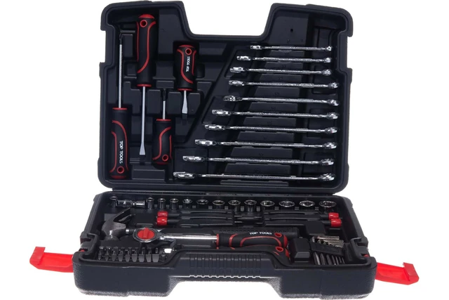 Tool Kit 1/4, 3/8, 73 PCs Top Tools 38d500