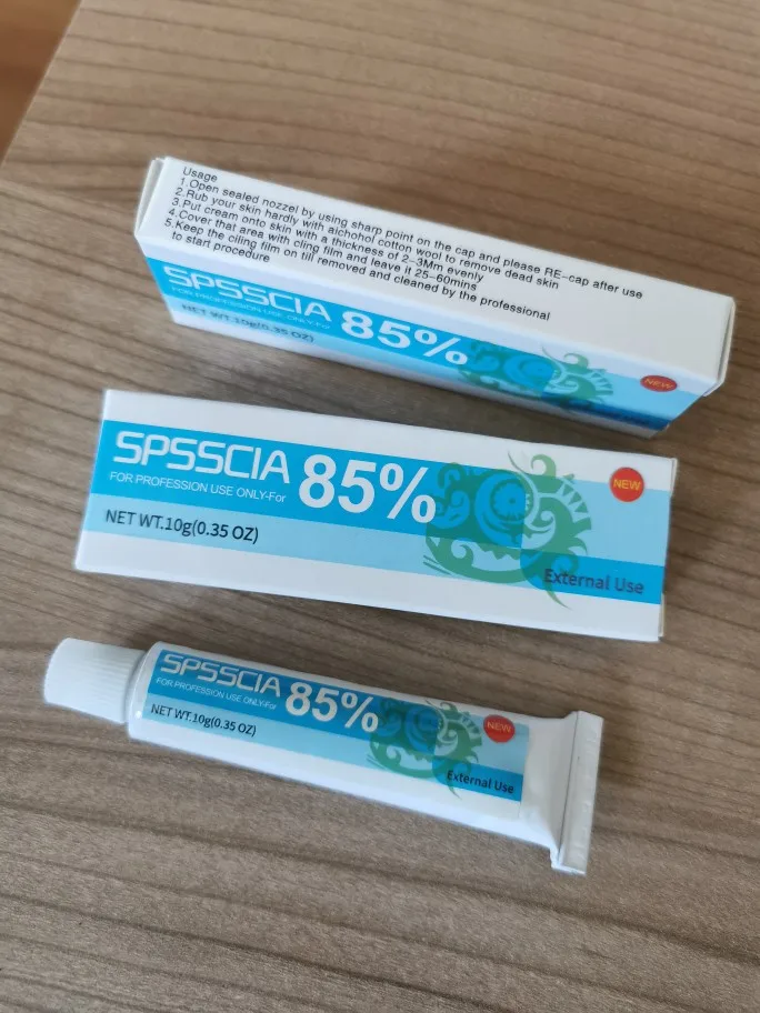 85% SPSSCIA Numbing Cream for Microblading Cosmetic tattooing Permanent Makeup photo review