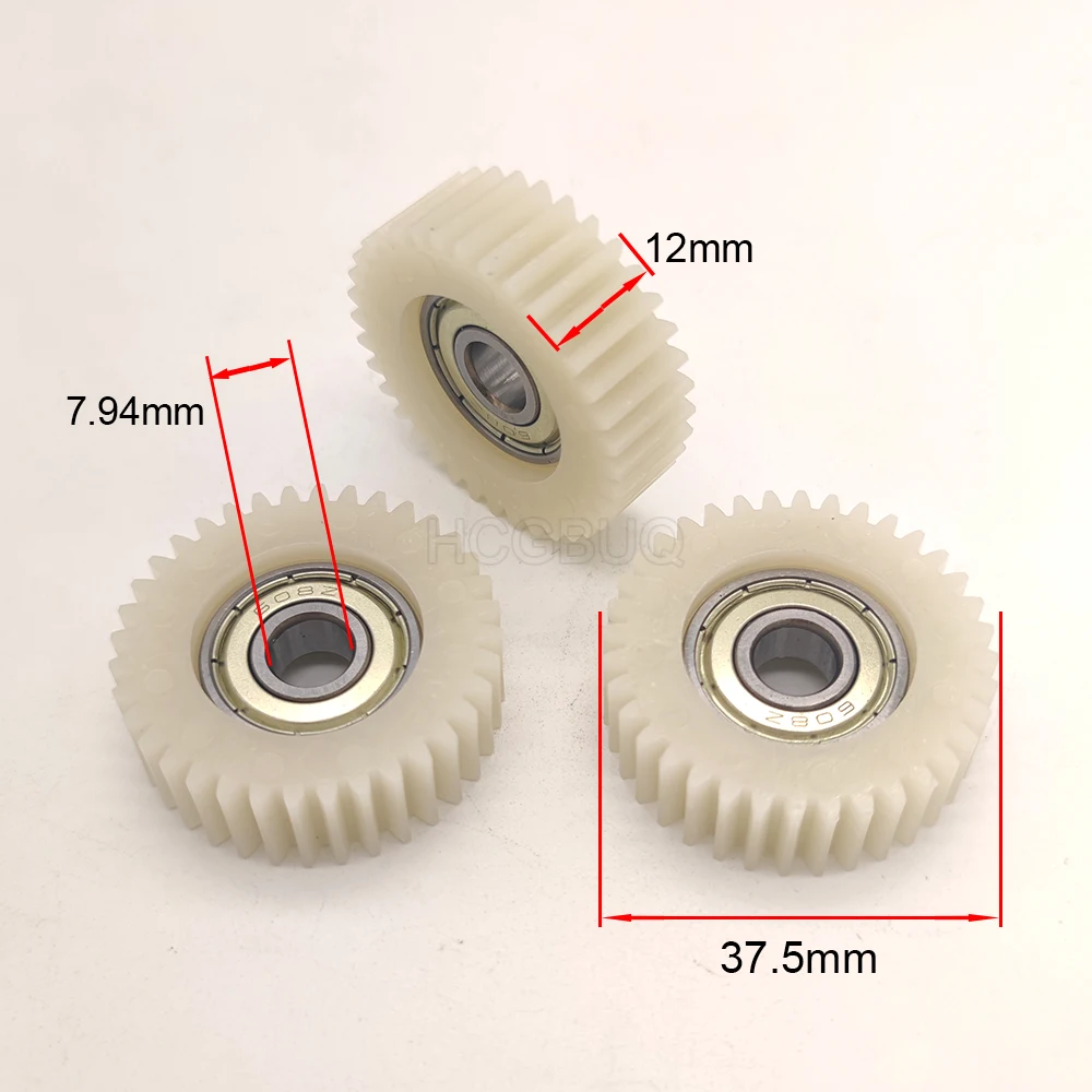 3Pcs 37.5x12mm Planetary Gears 36 Teeth With 7.94mm Bearings Wheel Hubs For Bafang Electric Bike Motor Parts motor gear,transmission gear,electric bike gear