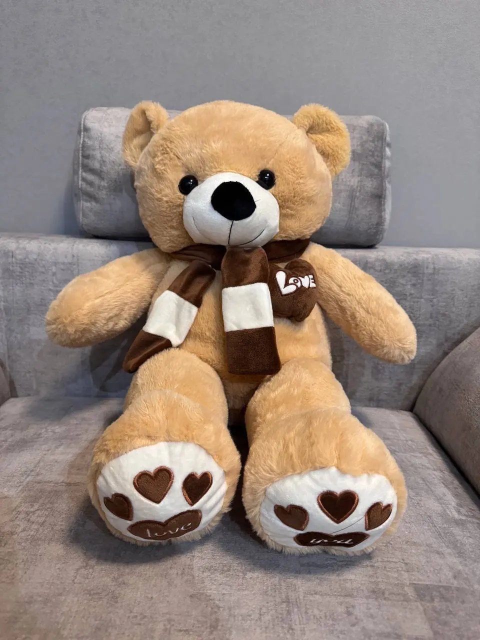 Teddy Bear With Scarf photo review