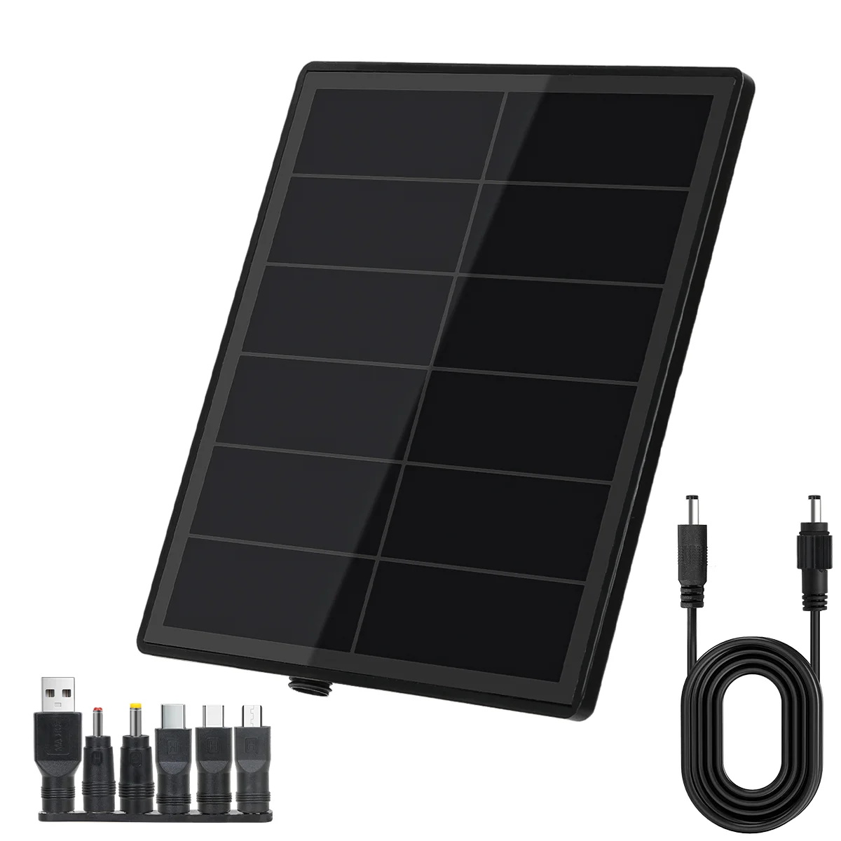 IP66 Waterproof 5W Solar Panel Kit Portable 15600mah Battery 5V Output USB Type C Solar Panel Battery Charger for Hunting Camera