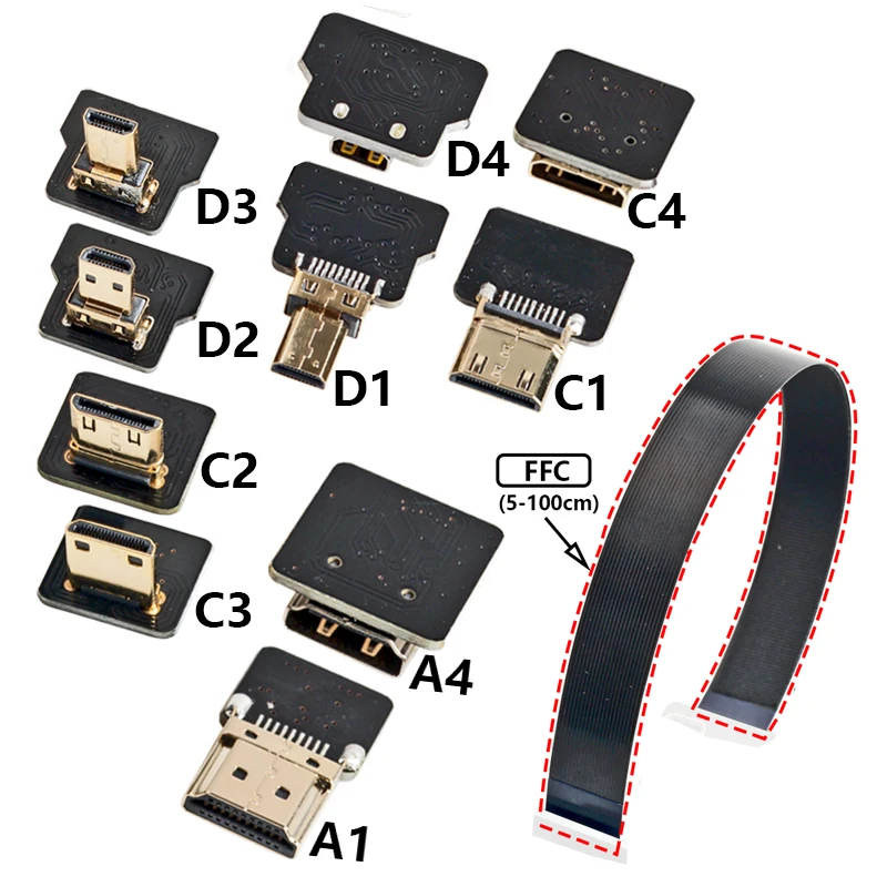 DJI Micro HDMIケーブル フラットケーブル DJI Micro HDMIケーブル フラットケーブル