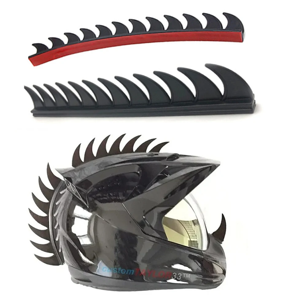 STONEGOHelmetDecorationMotorcycleHelmetModificationStickerRubberSawBladeHelmet