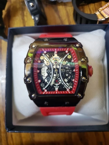 Relógio masculino luz marca de luxo barril vinho dial moda noite brilho relógio esportivo calendário reloj l146 photo review