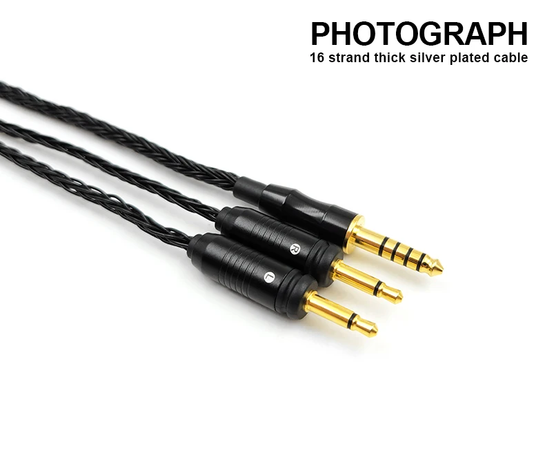 6N 4,4 mm/2,5 mm/3,5 mm symmetrisches Audiokabel für Fiio FT3 FT5 FT1 FT7 Kopfhörer – Detail 9