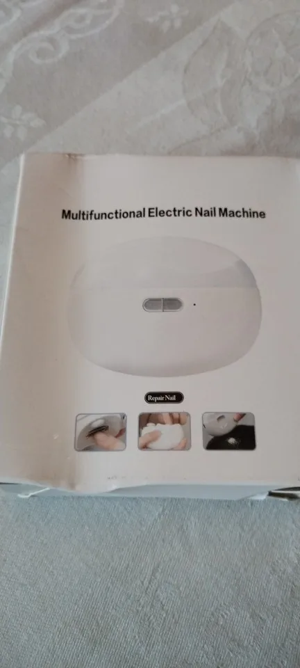 Cortauñas eléctrico con luz, recortador de anicura automático, tijeras para dedos de los pies y bebés adultos, cortador de uñas para pulir pedicura photo review