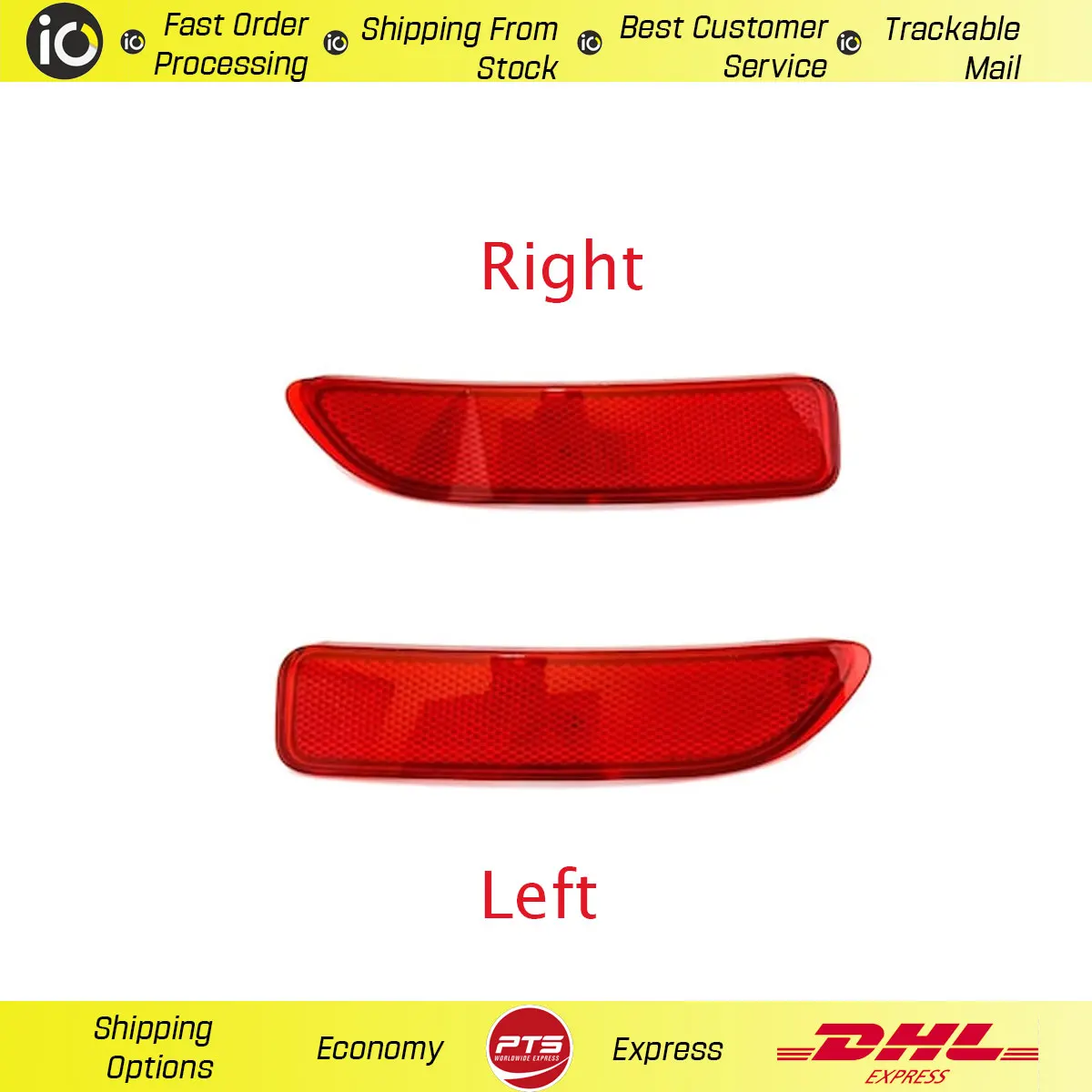 Bumper Reflector Rear Right & Left For Dacia Logan Mcv Sedan 2008 2012 ...