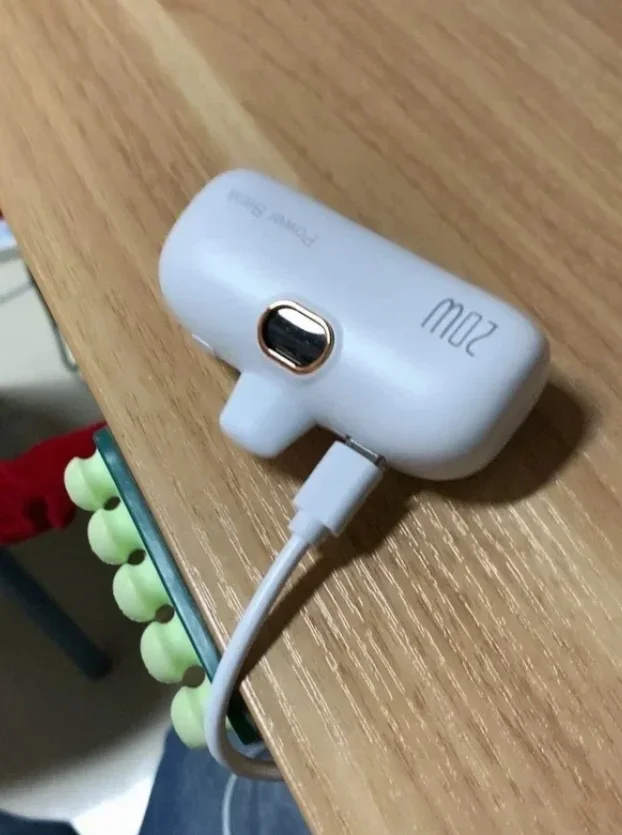 Mini Portable Power Bank 30000mah Capsule Mobile Power Supply Emergency External Battery Fast Charger photo review
