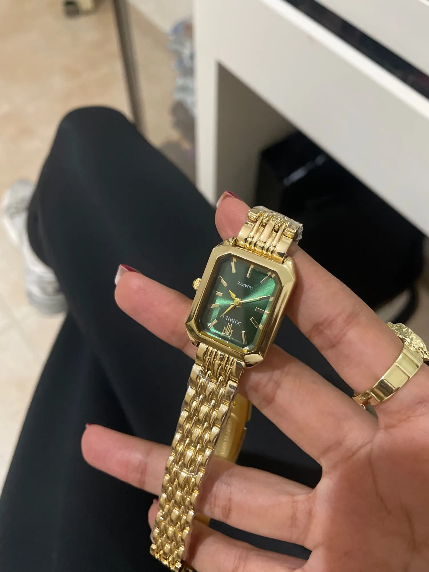 Women's 32mm Square Quartz Watch photo review