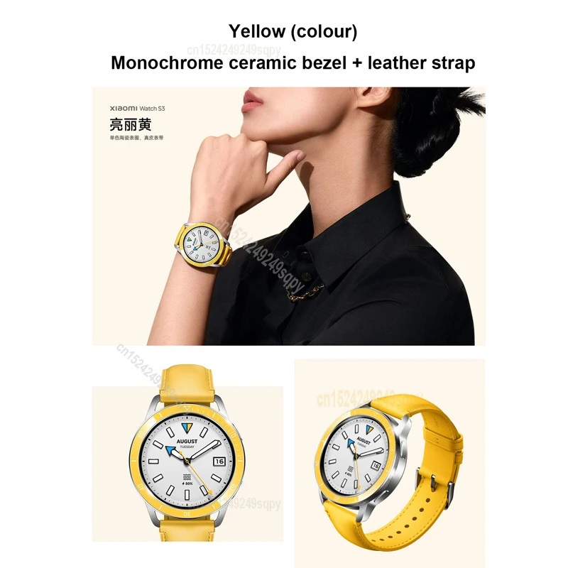 2023 NEW Original Xiaomi Watch S3 bezel strap set smart watch s3 