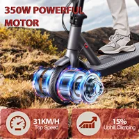 JUICEASE E1 Pro Scooter électrique 350W moteur 500W puissance de pointe pliant trottinette électrique 36V7.8AH 5.2 puces 25KM portée EScooter 2