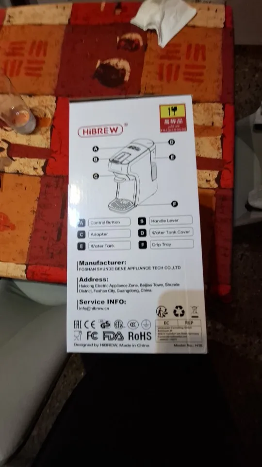 HiBREW 6in1 ماكينة القهوة ٦ × ١ المطورة من هيبرو