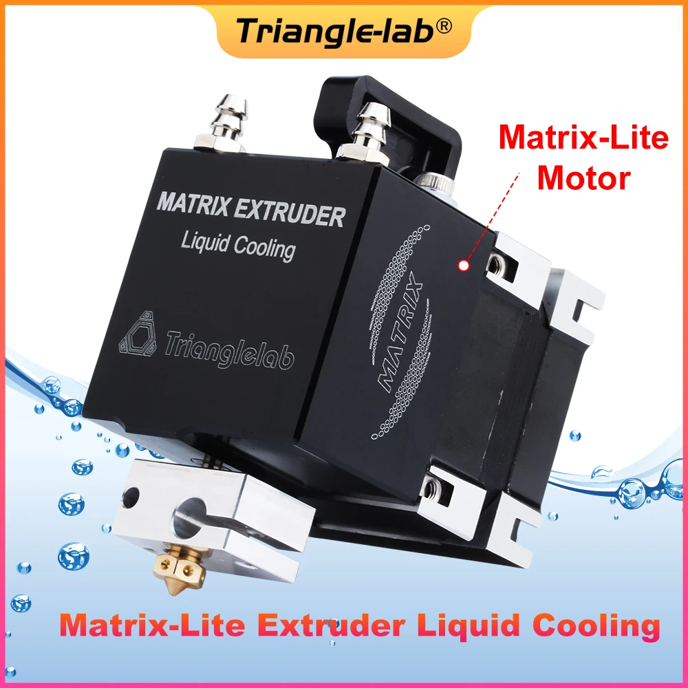 R Trianglelab Matrix-Lite Extruder Water Cooling Hotend 3D Printer For Ender3 Prusa CR10 ANET Artillery Sidewinder x1 BLV BEAR