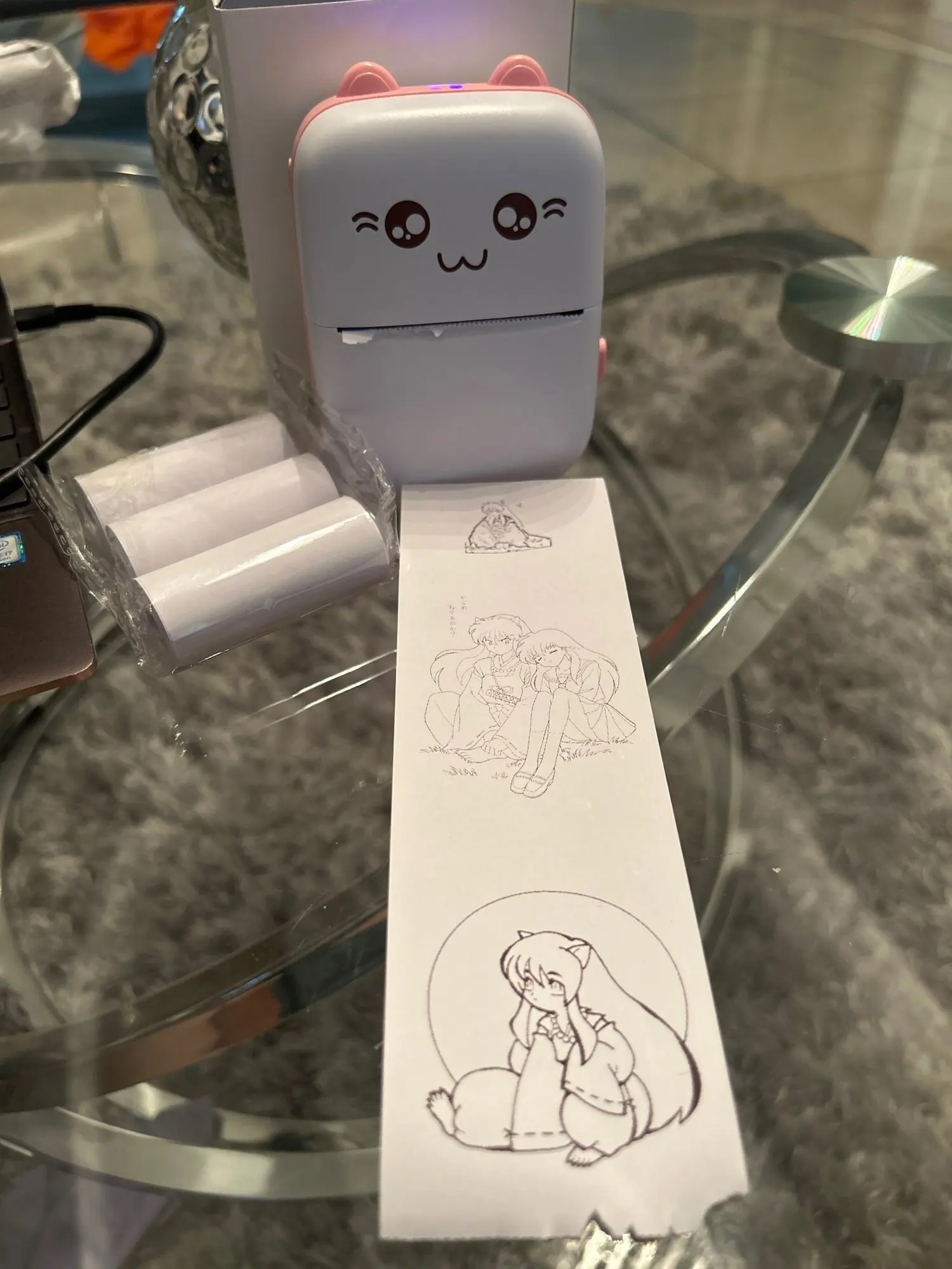 Get Creative with Meow Mini Label Printer Portable, Wireless, Inkless